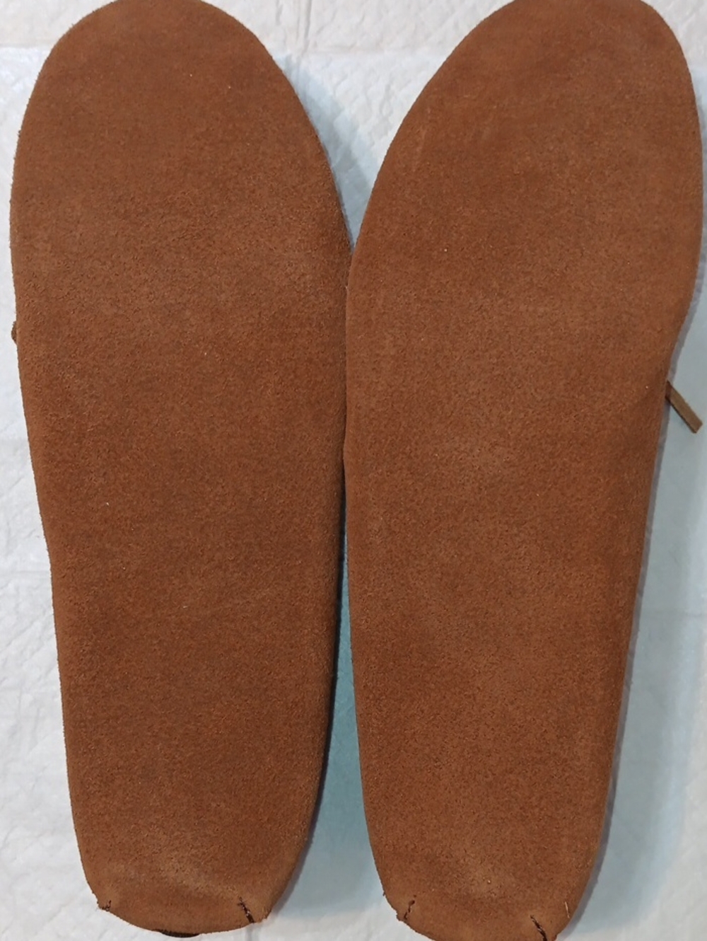 Minnetonka Mens Brown Suede Animikii Thunderbird Beaded Moccasins 10 - Picture 4 of 11